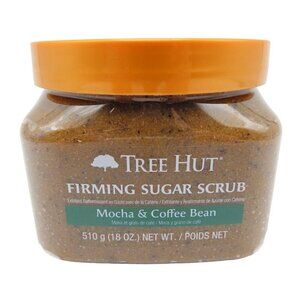 Tree Hut Firming Sugar Scrub Mocha Coffee Bean Caffeine Shea Butter Body NEW
